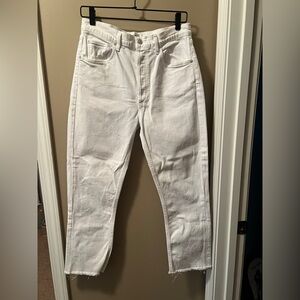 Agolde White Jeans Size 30